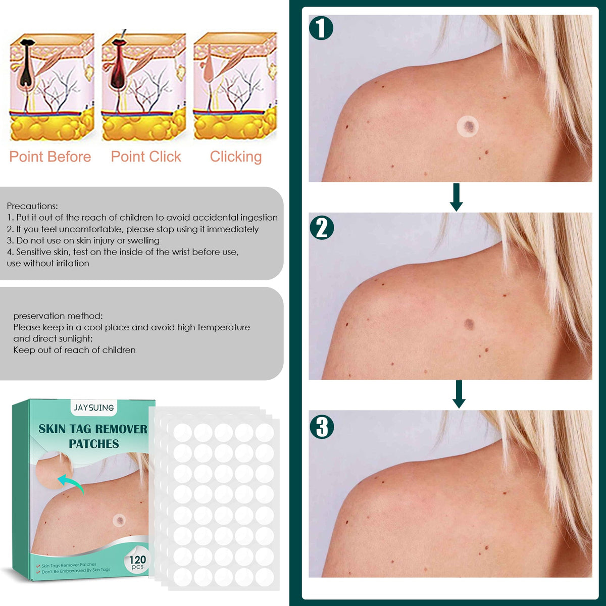 Discreet Daily Skin Care Patches