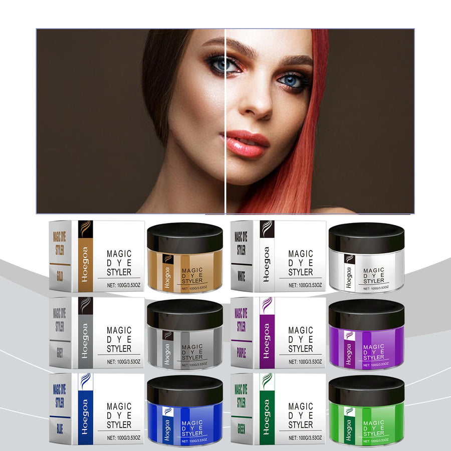 Hair Color Wax Styler for Easy Vivid Temporary Color