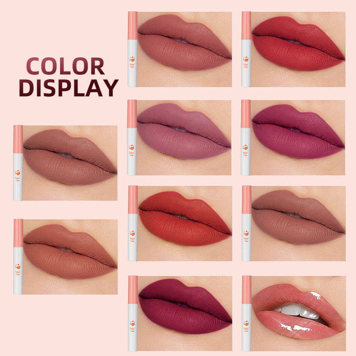 10-Shade Matte Liquid Lipstick Set for Every Look