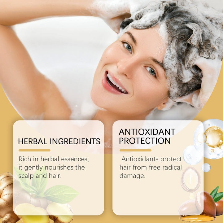 Ginger Shampoo Bar for Smoother, Fuller-Looking Hair