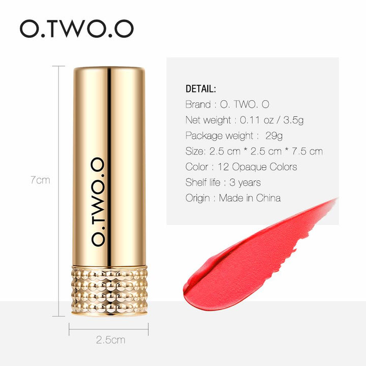 Matte Lipstick Set: 12 Easy-Wear Nude & Bold Shades