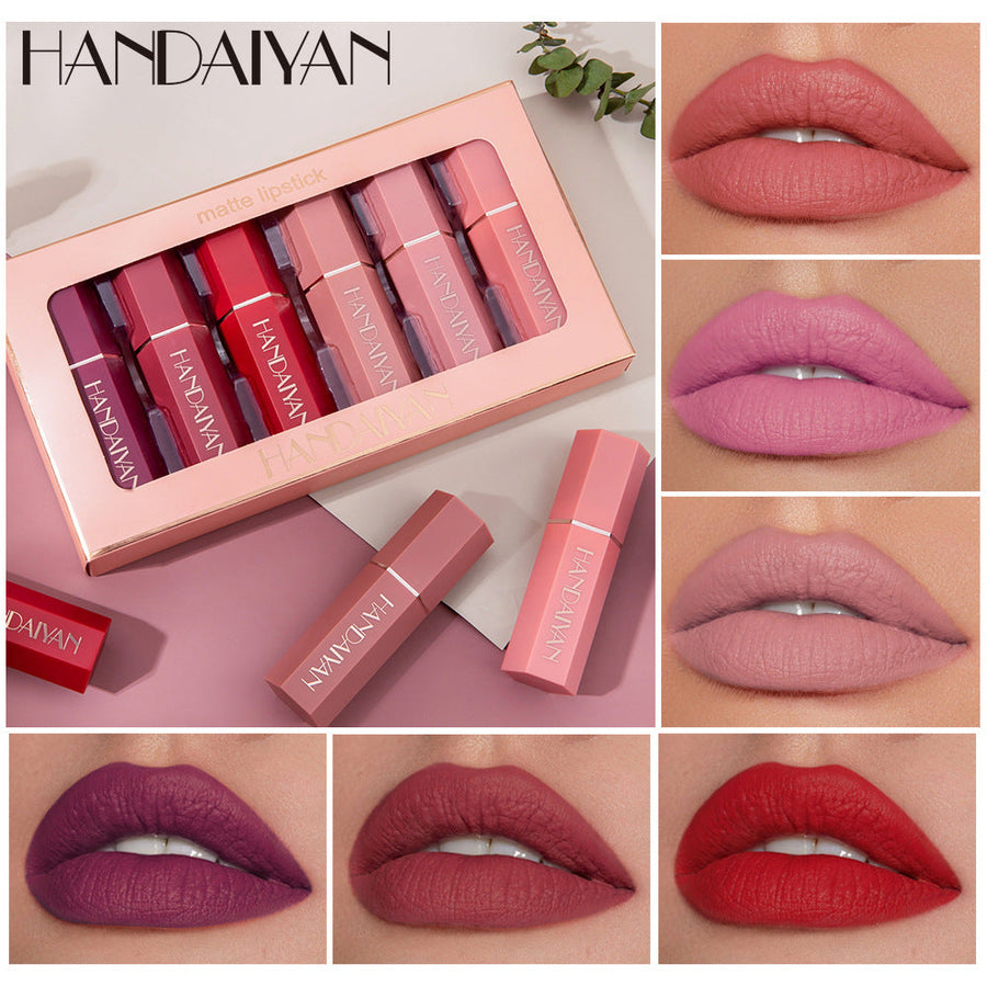 Matte Lipstick Set of 6 | Gift-Ready Shade Variety
