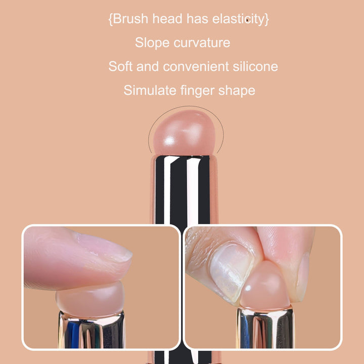 Silicone Nail Art Brush for Gradient & Mirror Effects