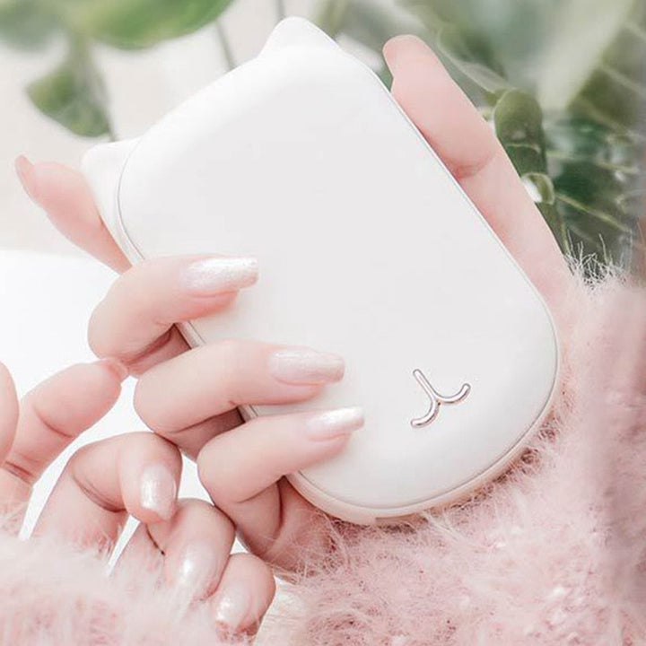 Rechargeable Hand Warmer & Power Bank — Stay Warm and Charged