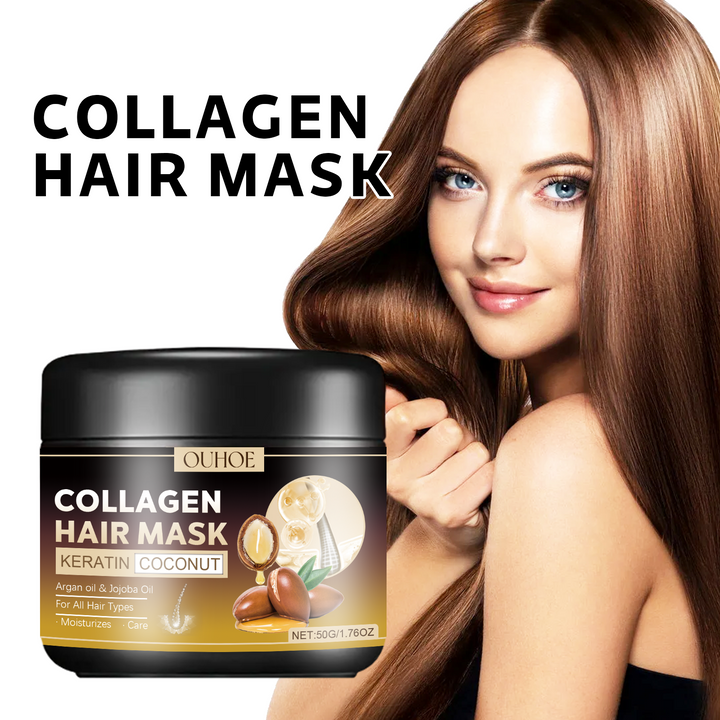 Collagen Hair Mask for Dry, Frizzy Hair & Smooth Shine