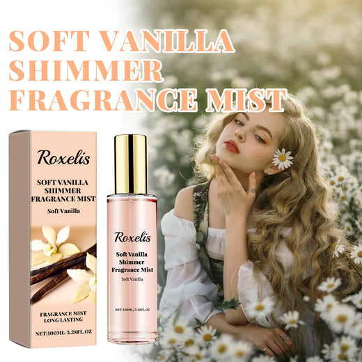 Vanilla Shimmer Fragrance Mist for Soft Date-Night Glow