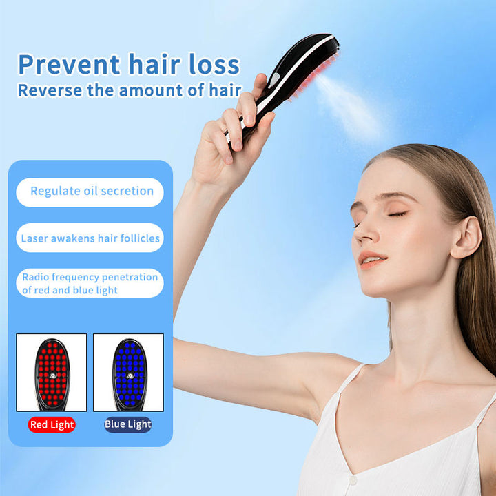 Scalp Massage Comb for Red Blue Light Hair Care Routine