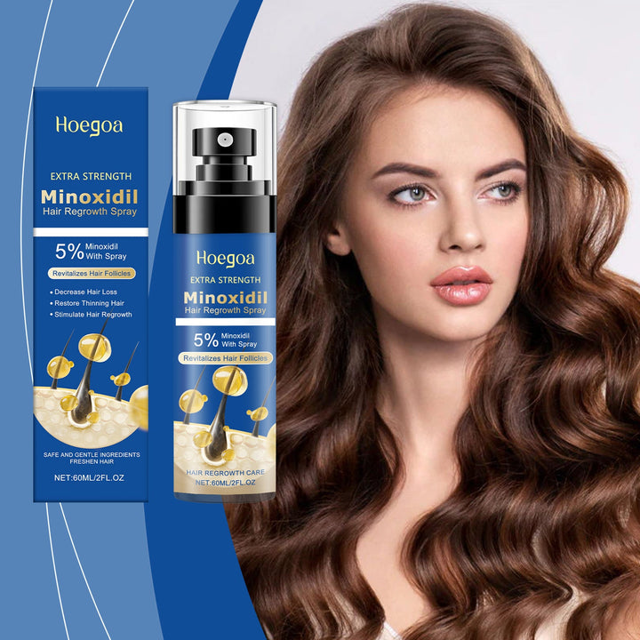 5% Minoxidil Hair Regrowth Spray for Thinning Hair