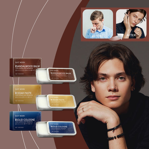 Men's Solid Fragrance Balm - Portable Sandalwood