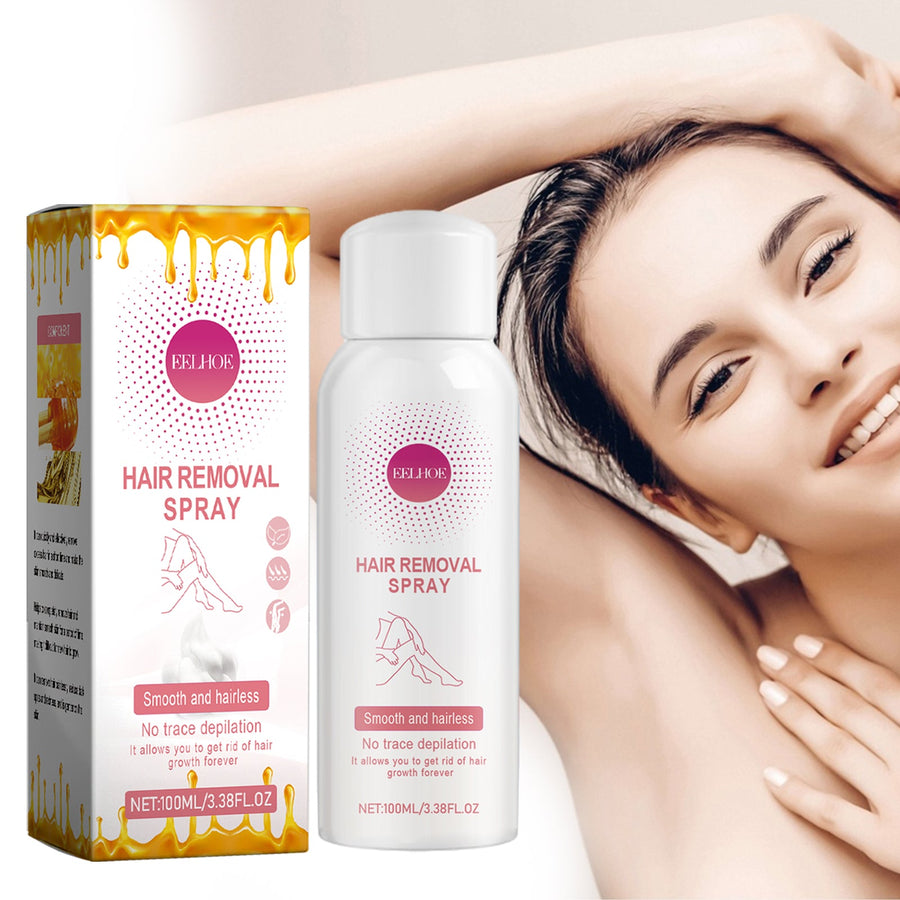 Hair Removal Spray for Underarms & Legs, No Razor Burn