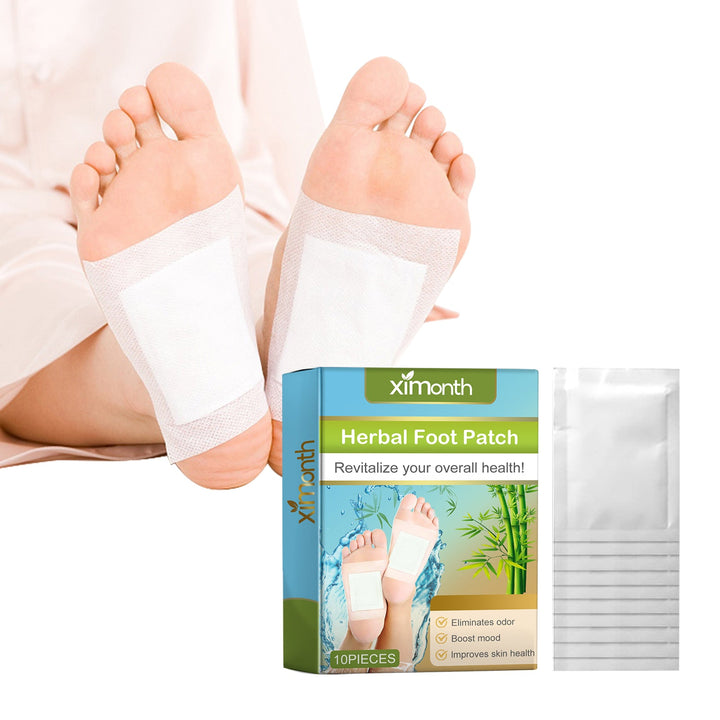 Wormwood Herbal Foot Patches for Deeper Overnight Sleep