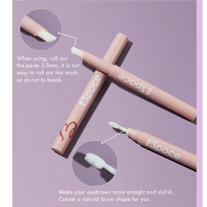 Double-Ended Eyebrow Cream Pencil for Natural Brows