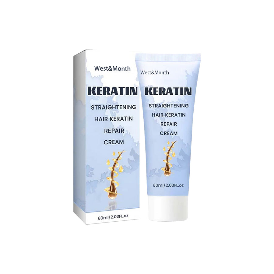 Keratin Hair Repair Cream for Smoother, Silky Hair
