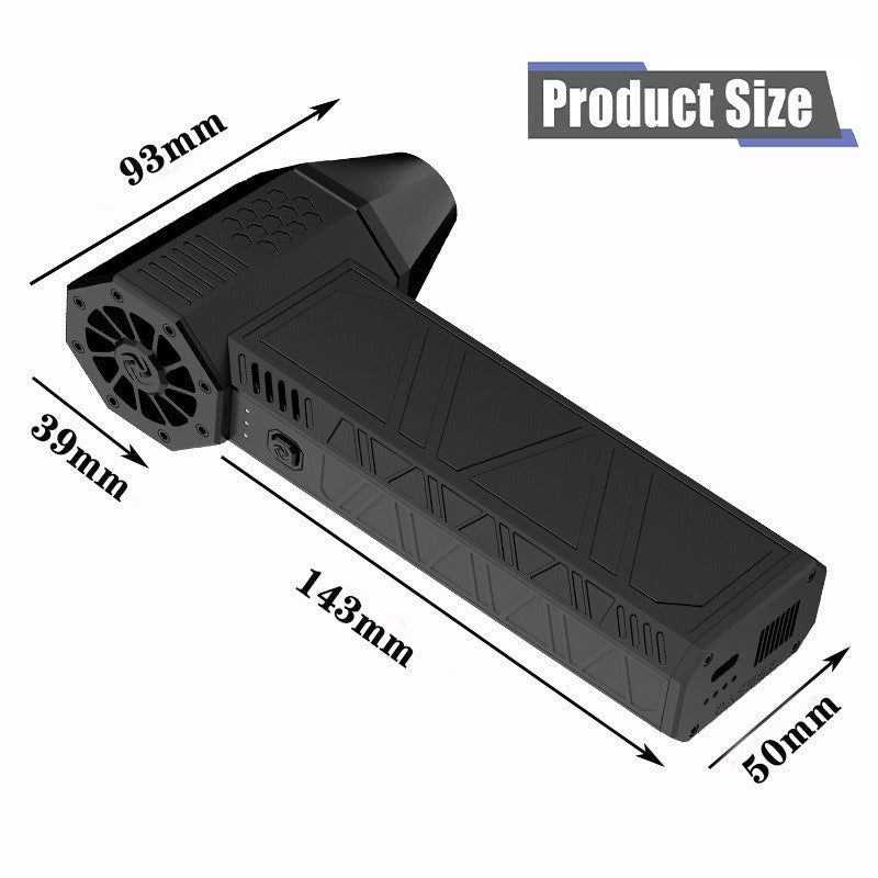 Turbo Handheld Fan — 52m/s Hurricane Wind Blower