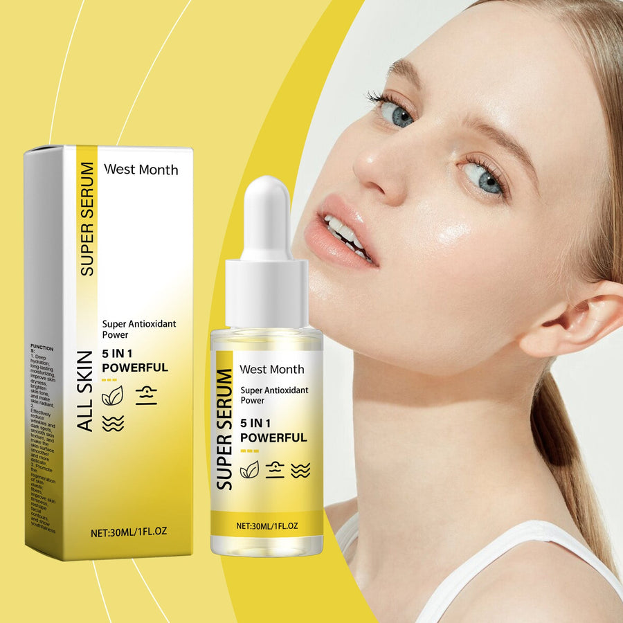 5-in-1 Facial Essence Serum for Deep Hydration & Glow