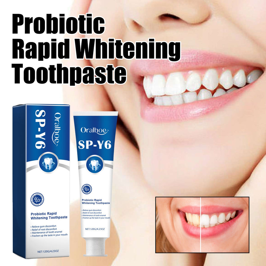 Probiotic Whitening Toothpaste — Rapid Whitening & Gum Comfort