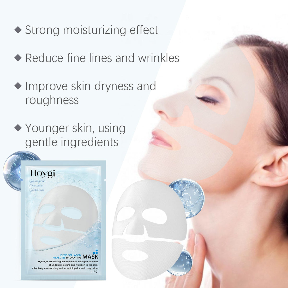 Hoygi Collagen B5 Hydrogel Mask for Dry, Tired Skin