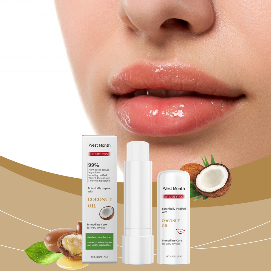 Coconut Oil Lip Balm for Severely Dry, Cracked Lips