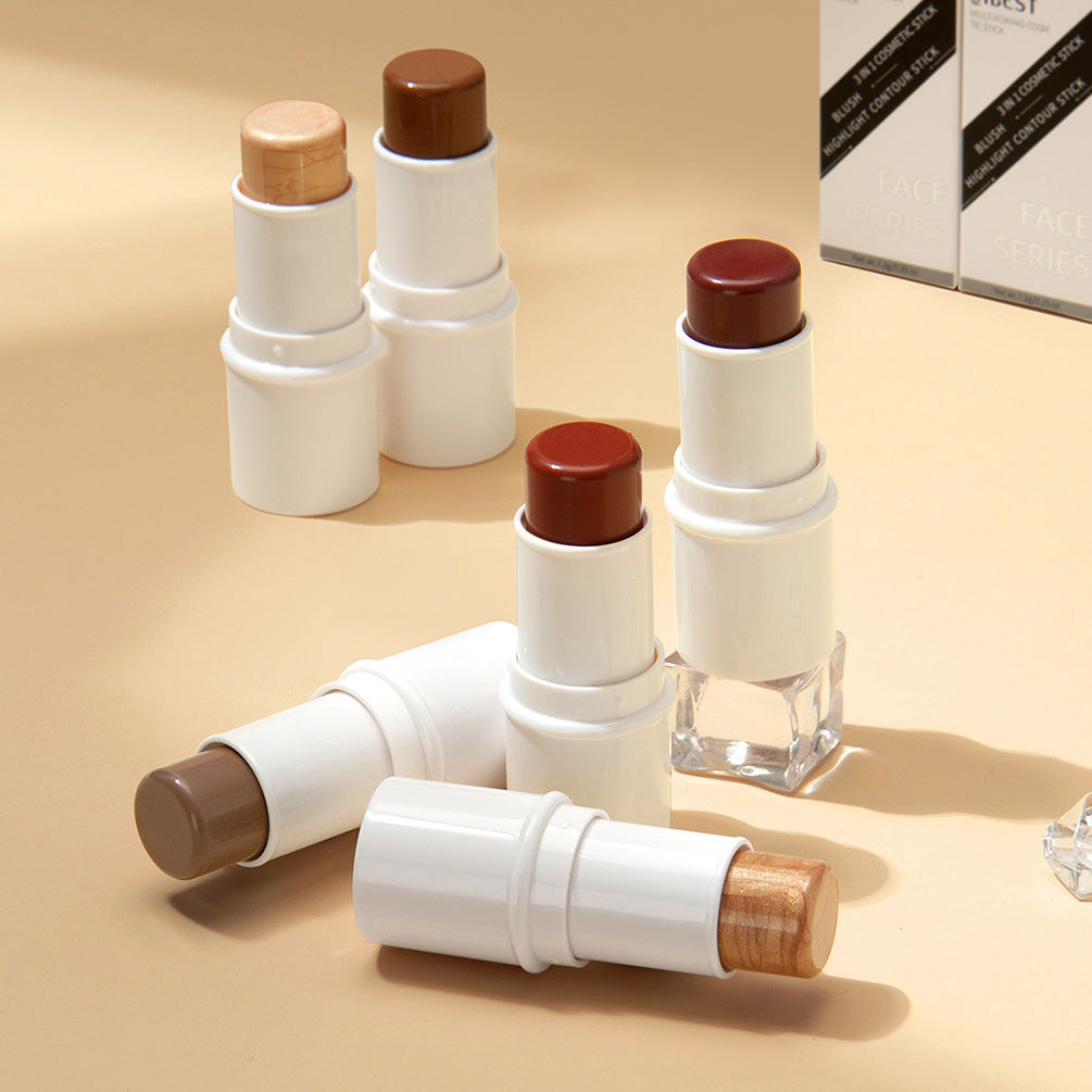Multifunctional Makeup Stick for Blush, Lips & Glow