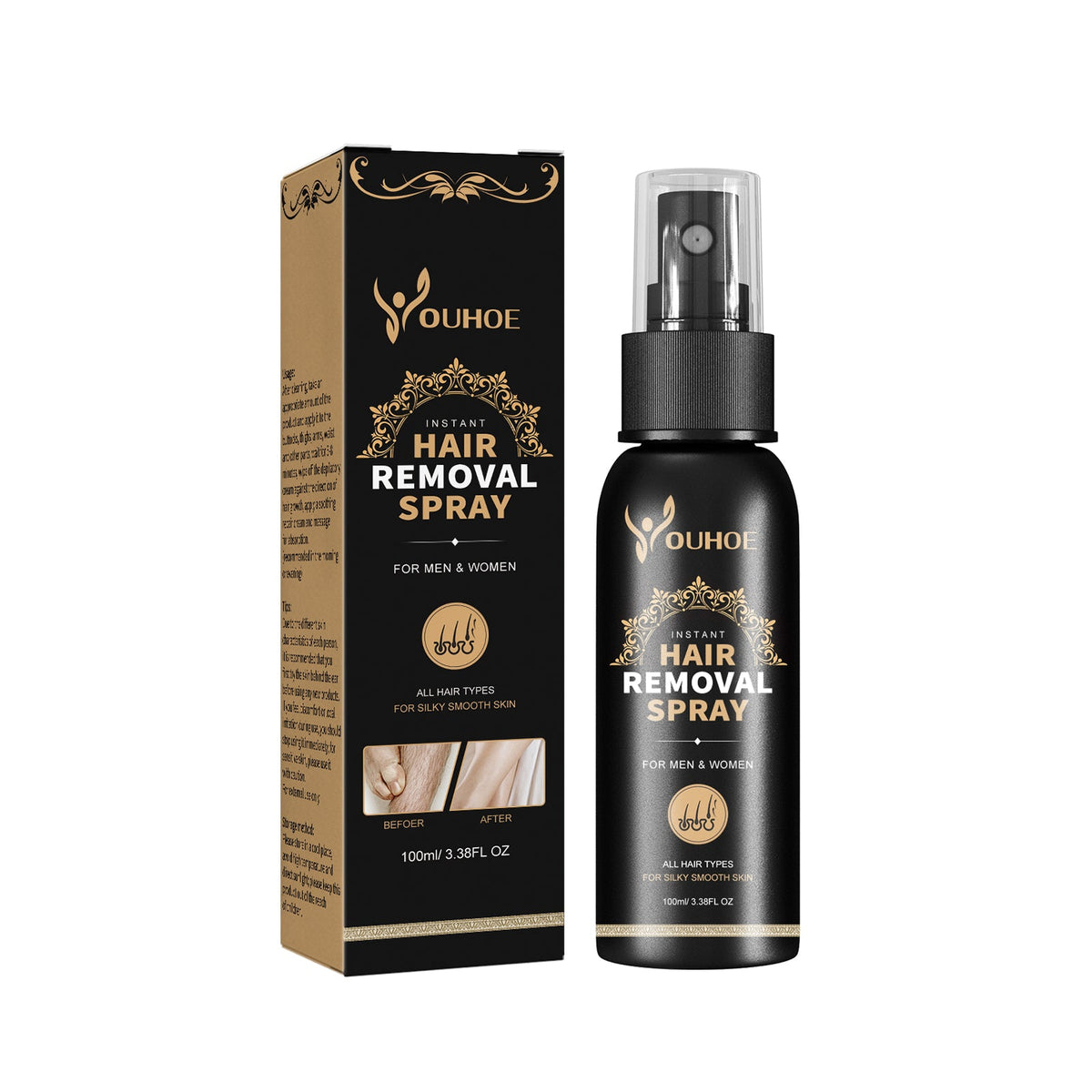 Hair Removal Spray for Silky Smooth Skin Fast