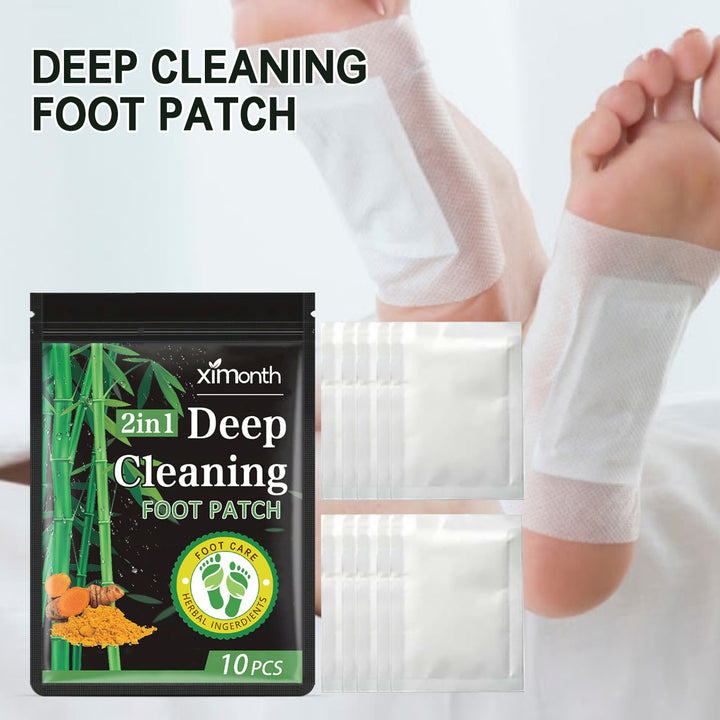 Bamboo Charcoal Foot Patches for Deep Sleep & Detox