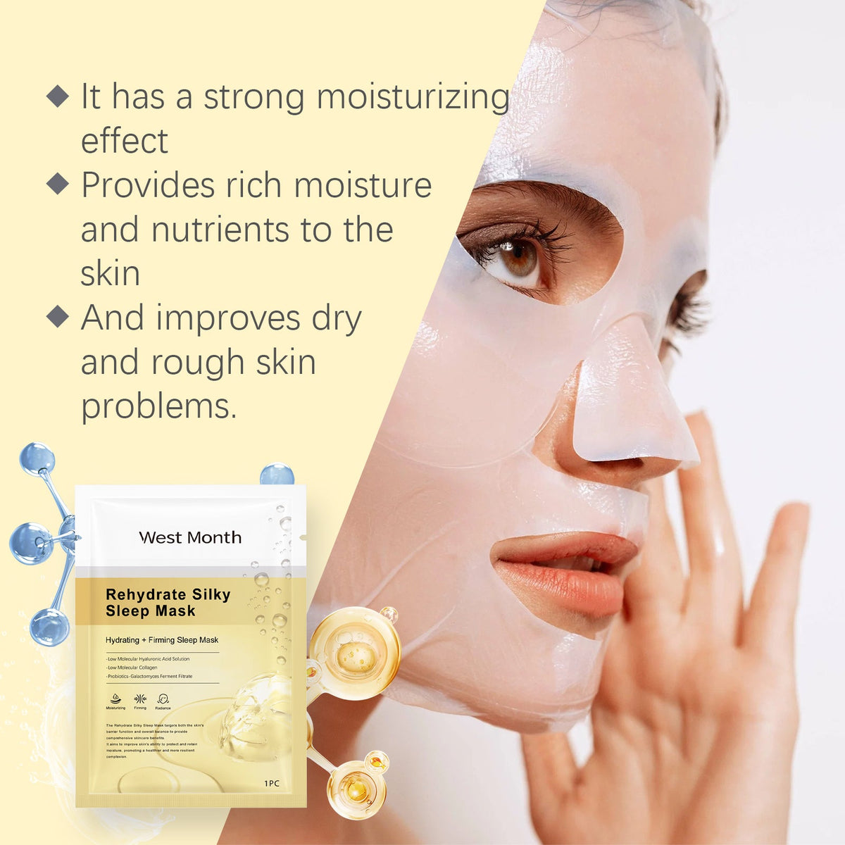 Collagen Sleep Mask for Overnight Hydration & Firming