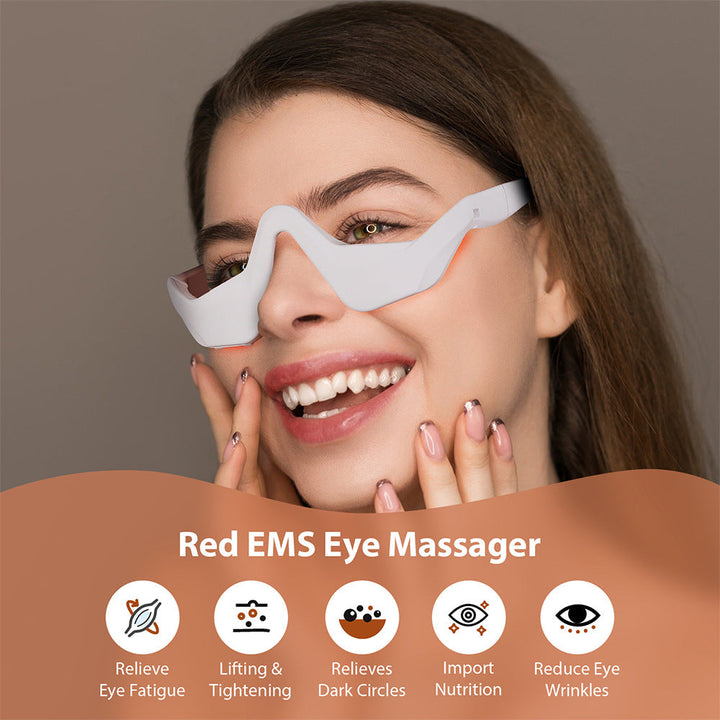 Eye Massager — Red Light & EMS Therapy for Dark Circles