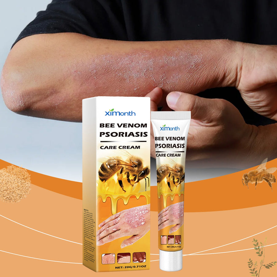 Bee Venom Cream for Itchy Red Psoriasis-Prone Skin