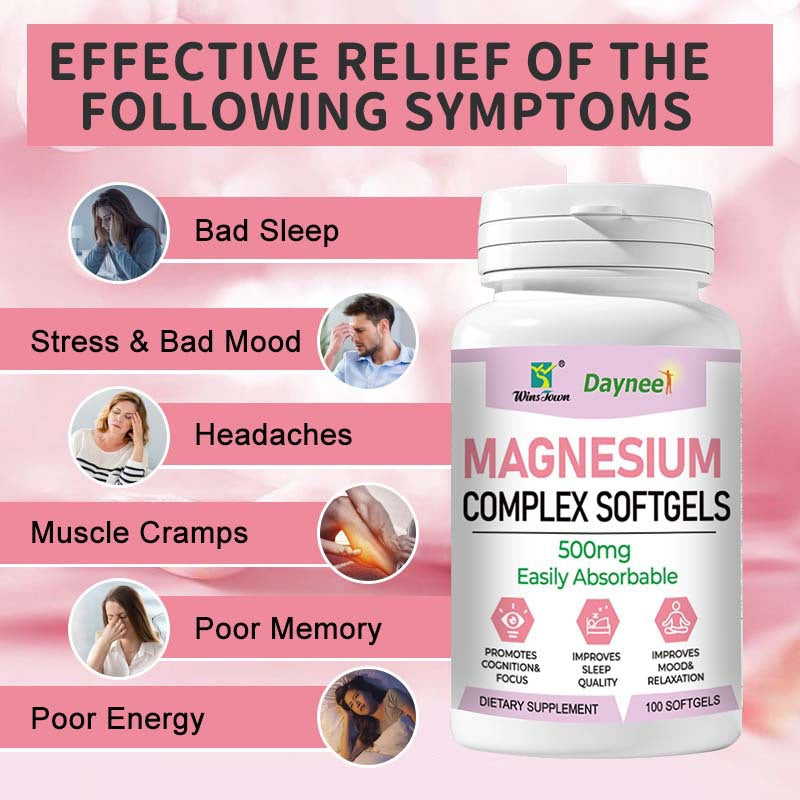 Magnesium Complex Softgels — Sleep Better, Feel Calmer