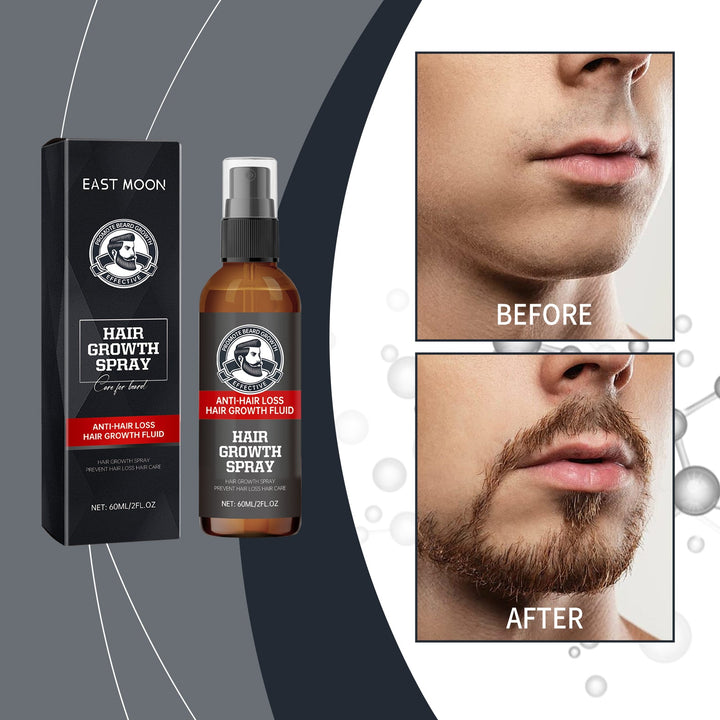 Beard Growth Spray — Thicker, Fuller Facial Hair in 8 Weeks