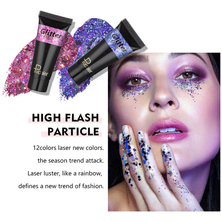 Liquid Glitter Eyeshadow for High-Flash Stage Looks