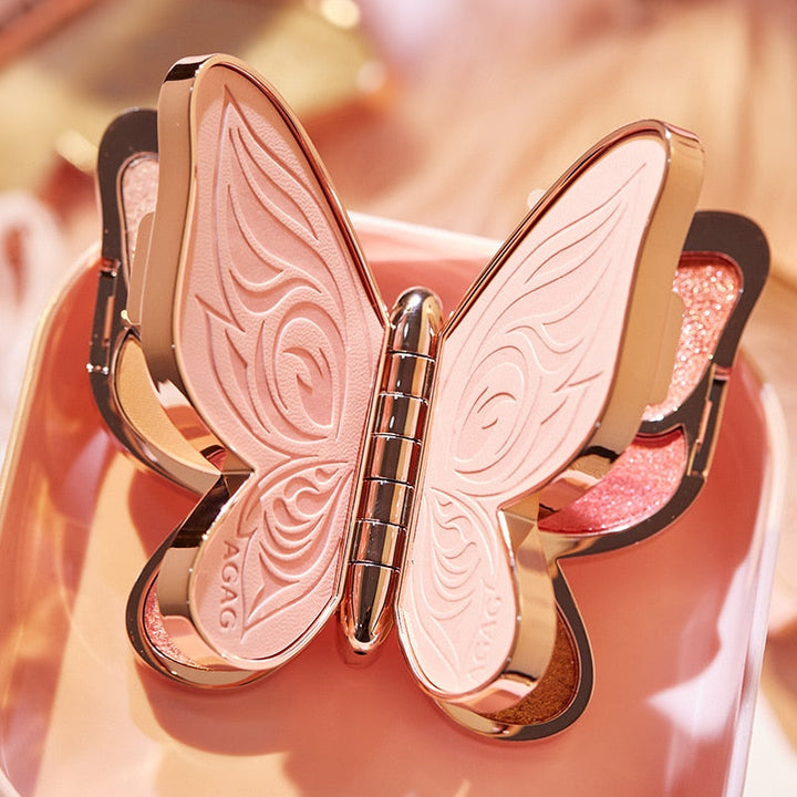 Butterfly Eyeshadow Palette for Glitter Makeup Looks