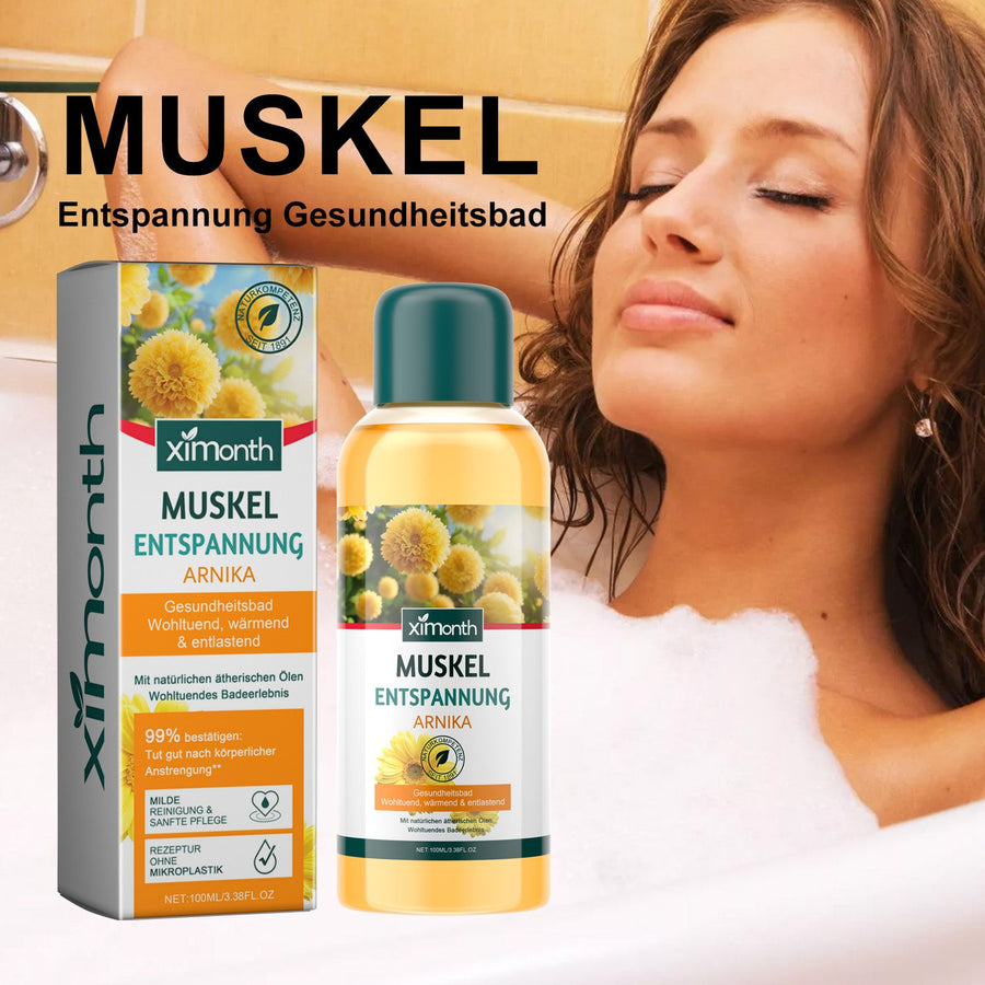 Arnika Bath Oil for Sore Muscles & Dry Skin Relief