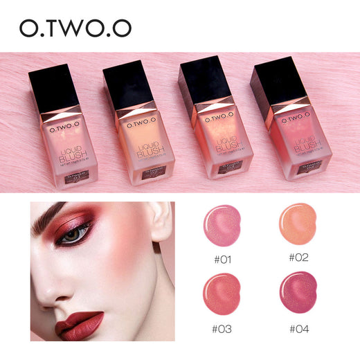 O.TWO.O Liquid Blush - Buildable Natural Cheek Color