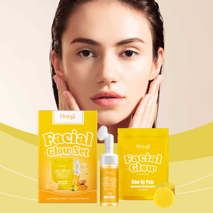 Turmeric Facial Cleansing Set for Fresh, Glowing Skin