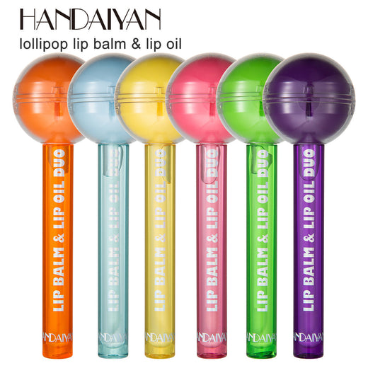 Color-Changing Lip Balm & Lip Oil Duo for Glossy Lips