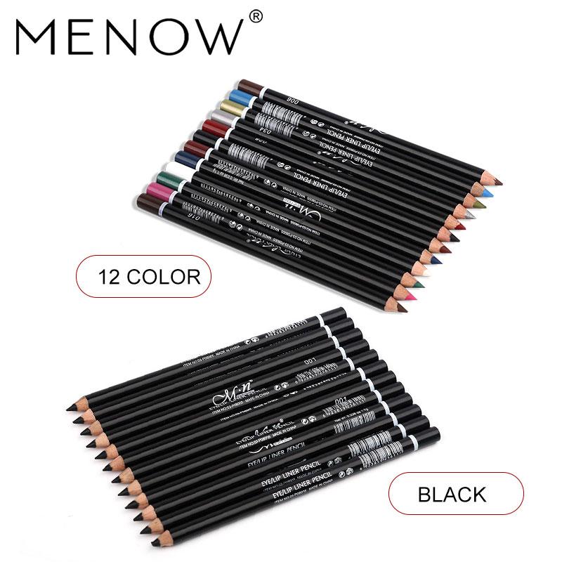 12-Color Waterproof Eyeliner Pencil Set for Bold Looks