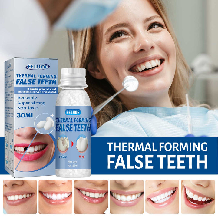 Moldable Dental Glue — Temporary Tooth Filling & Denture