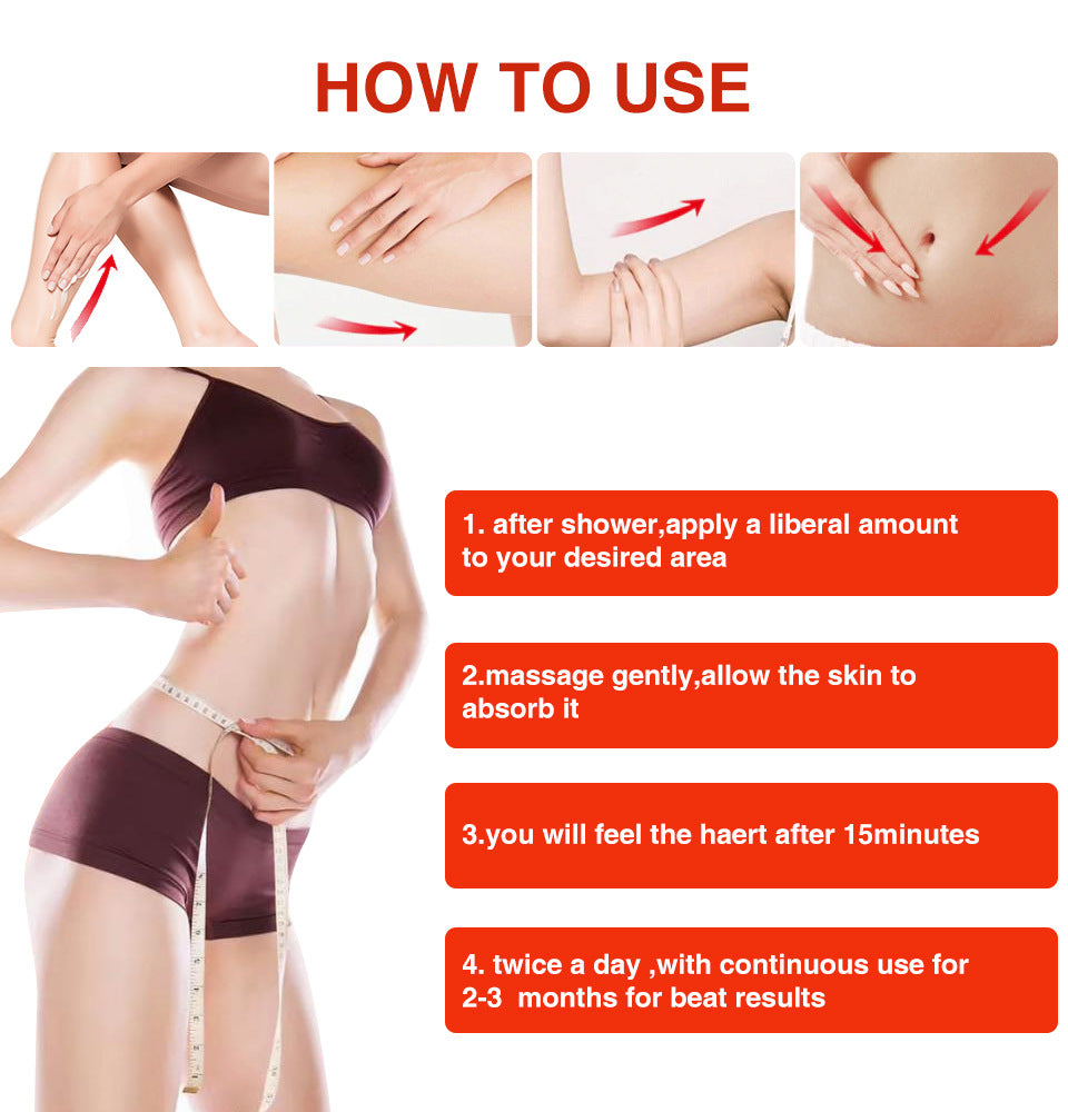 Slimming Body Cream for Warming Massage & Toning