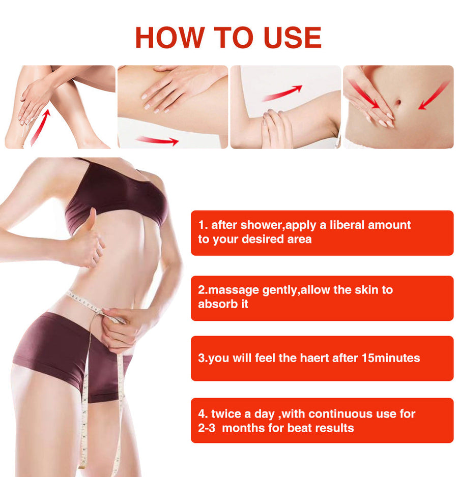 Slimming Body Cream for Warming Massage & Toning