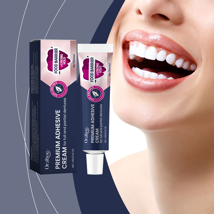 Denture Adhesive Cream – Strong Hold for Up to 4 Days