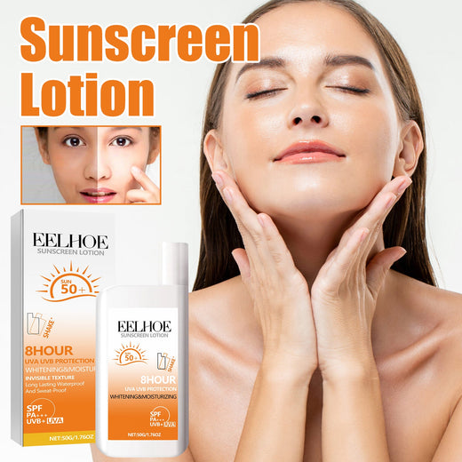 SPF 50+ Sunscreen Lotion — Hydrating, Non-Greasy UV Protection