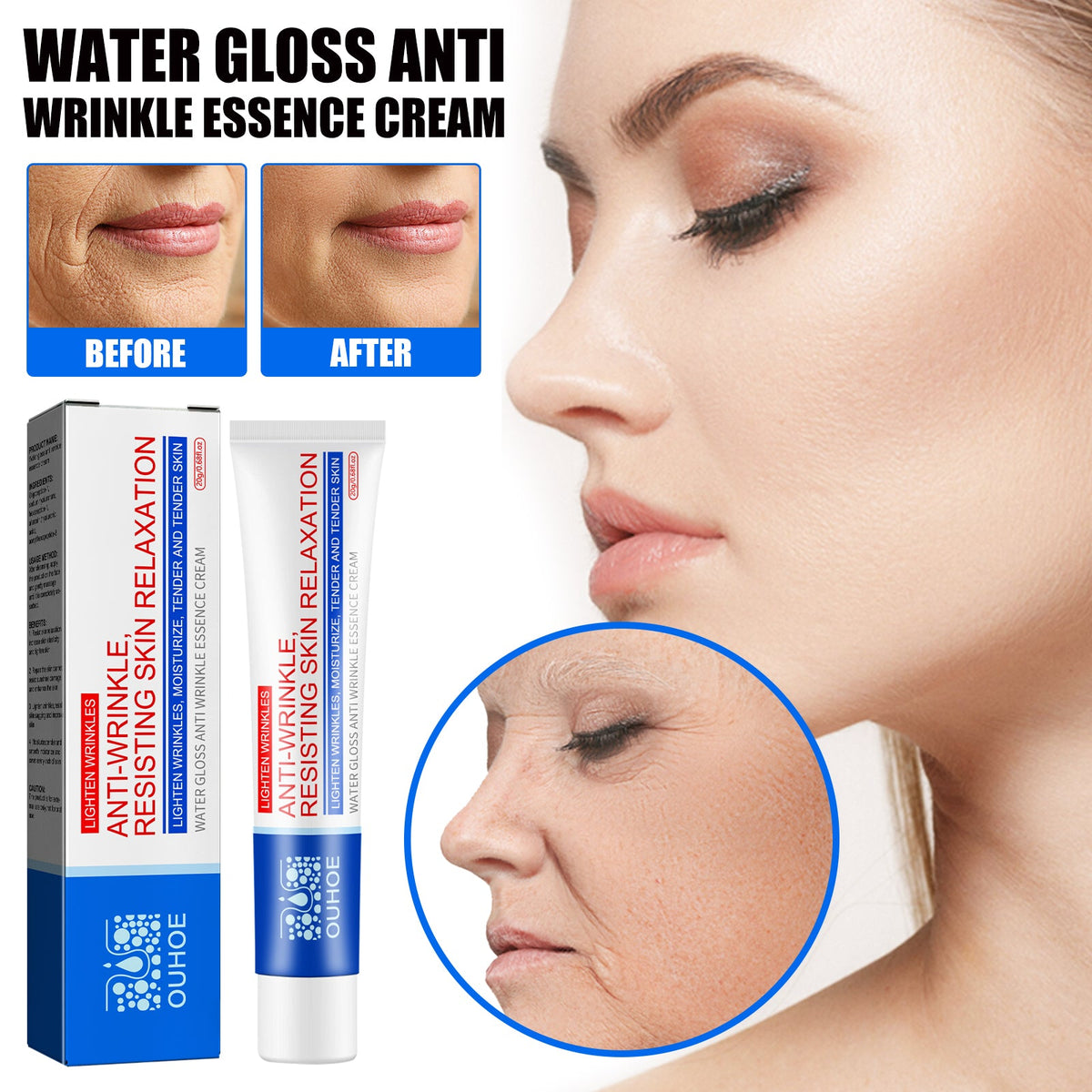 Hydrating Anti-Wrinkle Essence for Smoother, Firmer Skin