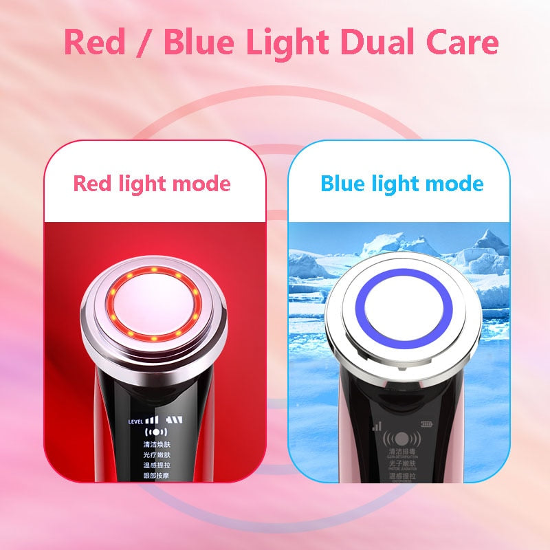 5-in-1 Facial Beauty Device for Cleansing & Firming