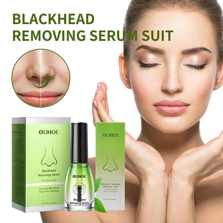 Blackhead Removing Serum & Strip Kit for Clear Pores