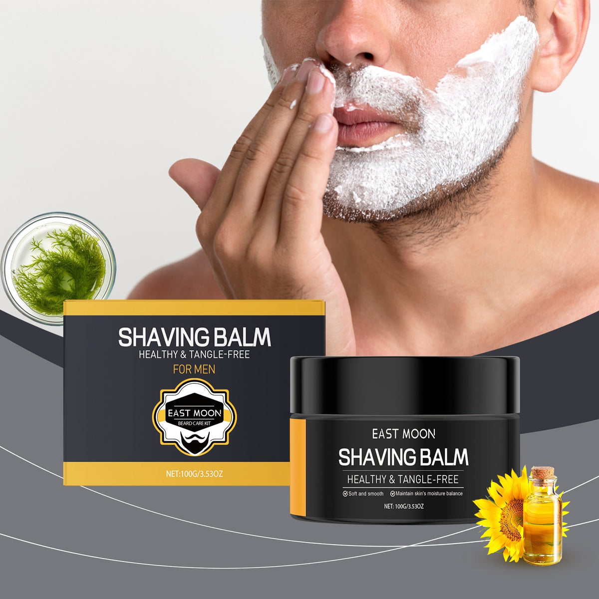 Shaving Cream: Healthy Tangle-Free Shave for Men, 100g