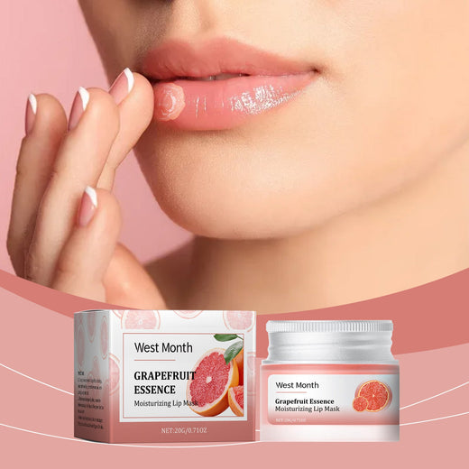 Grapefruit Lip Mask for Dry, Dull Lips Overnight