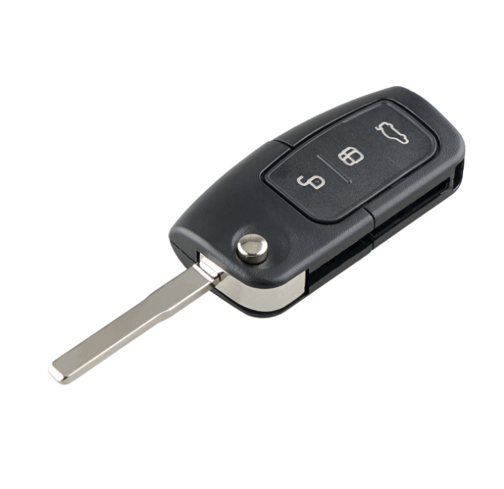 Ford 3-Button Flip Key Shell — for Focus Mondeo Fiesta