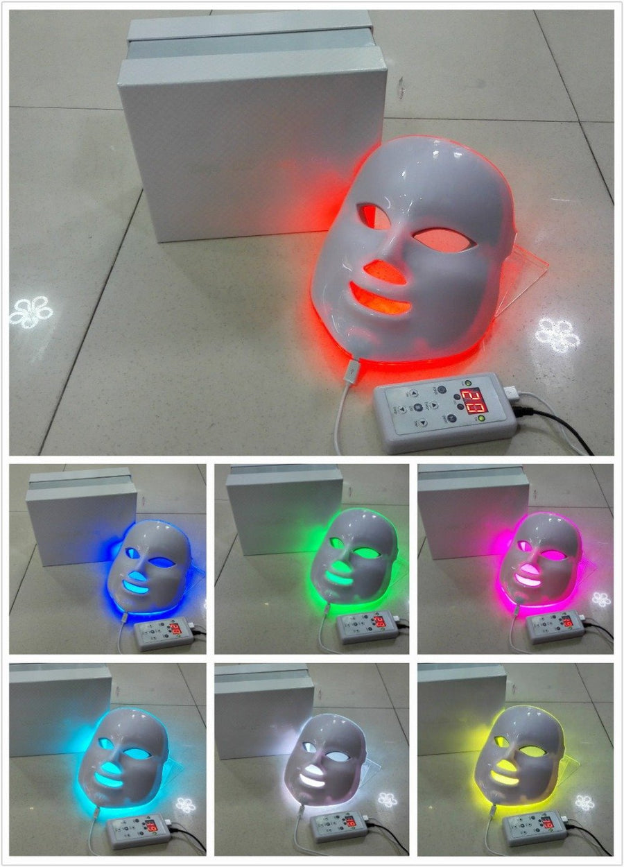 7-Color LED Facial Mask for At-Home Skin Rejuvenation