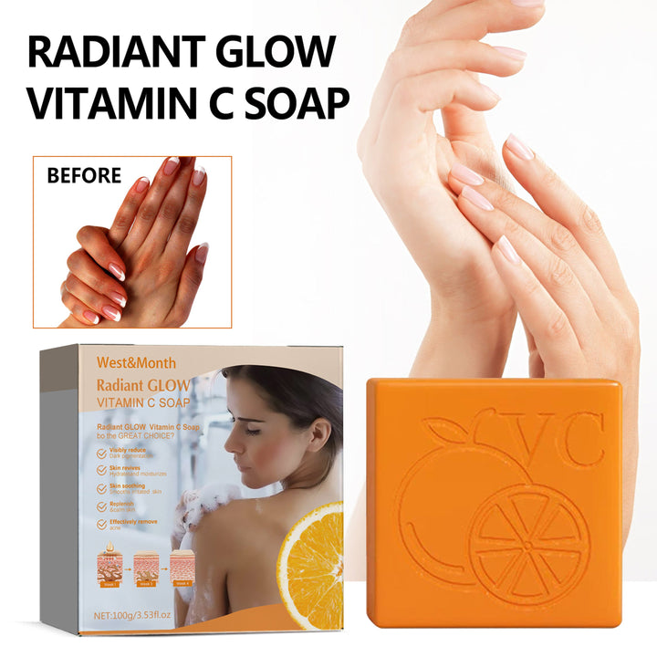 Vitamin C Soap Bar for Dark Spots & Uneven Skin Tone